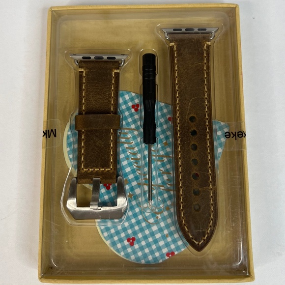 Leather Apple Watch Band by Mkeke 42mm - Picture 1 of 2